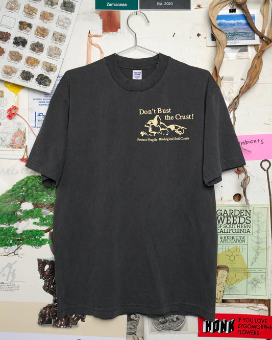 Don't Bust the Crust! Trails T-Shirt (Black)
