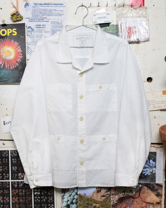 Earthworm Long Sleeve Shirt (White)