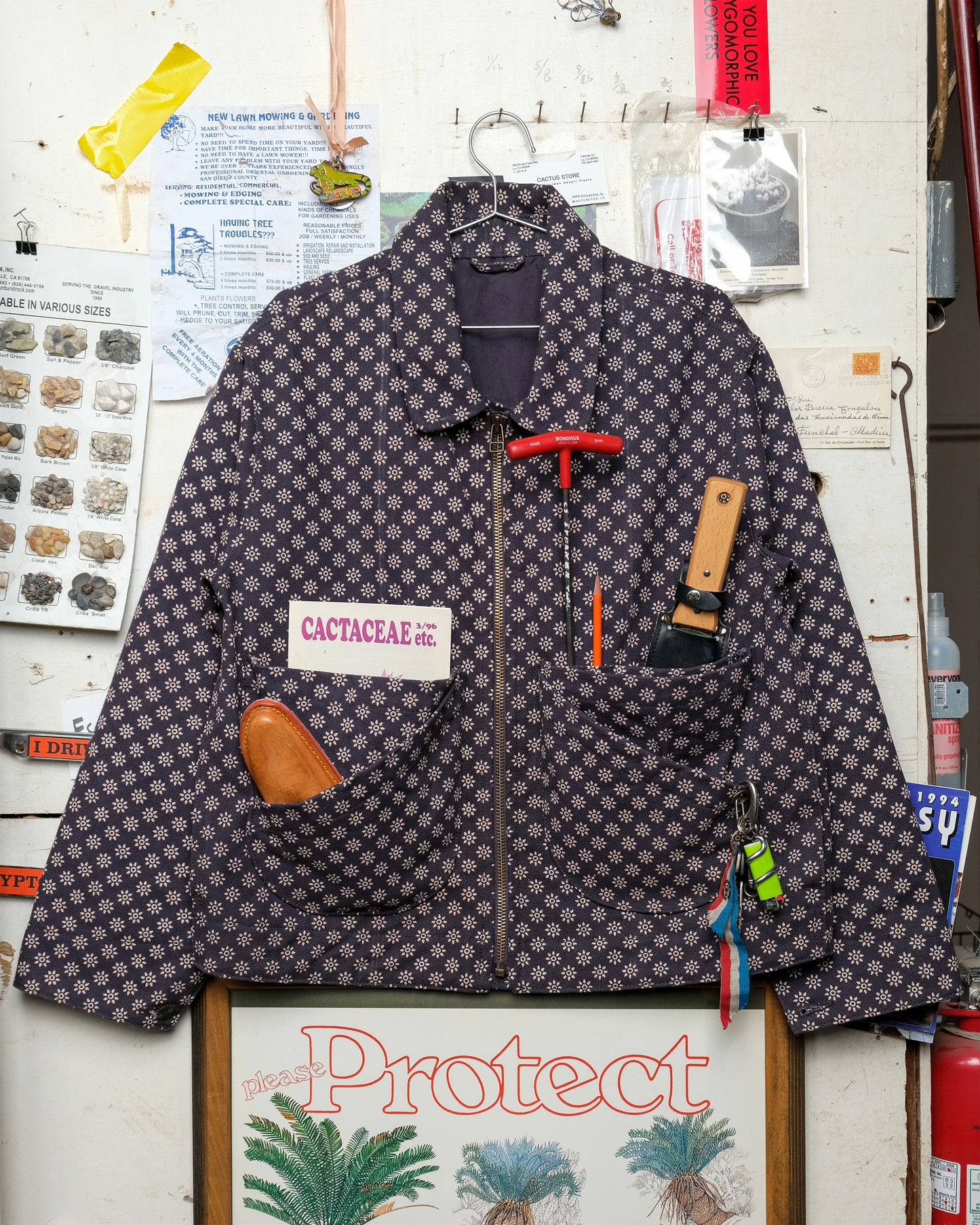 Earthstar Fungus Work Jacket by Geoponika