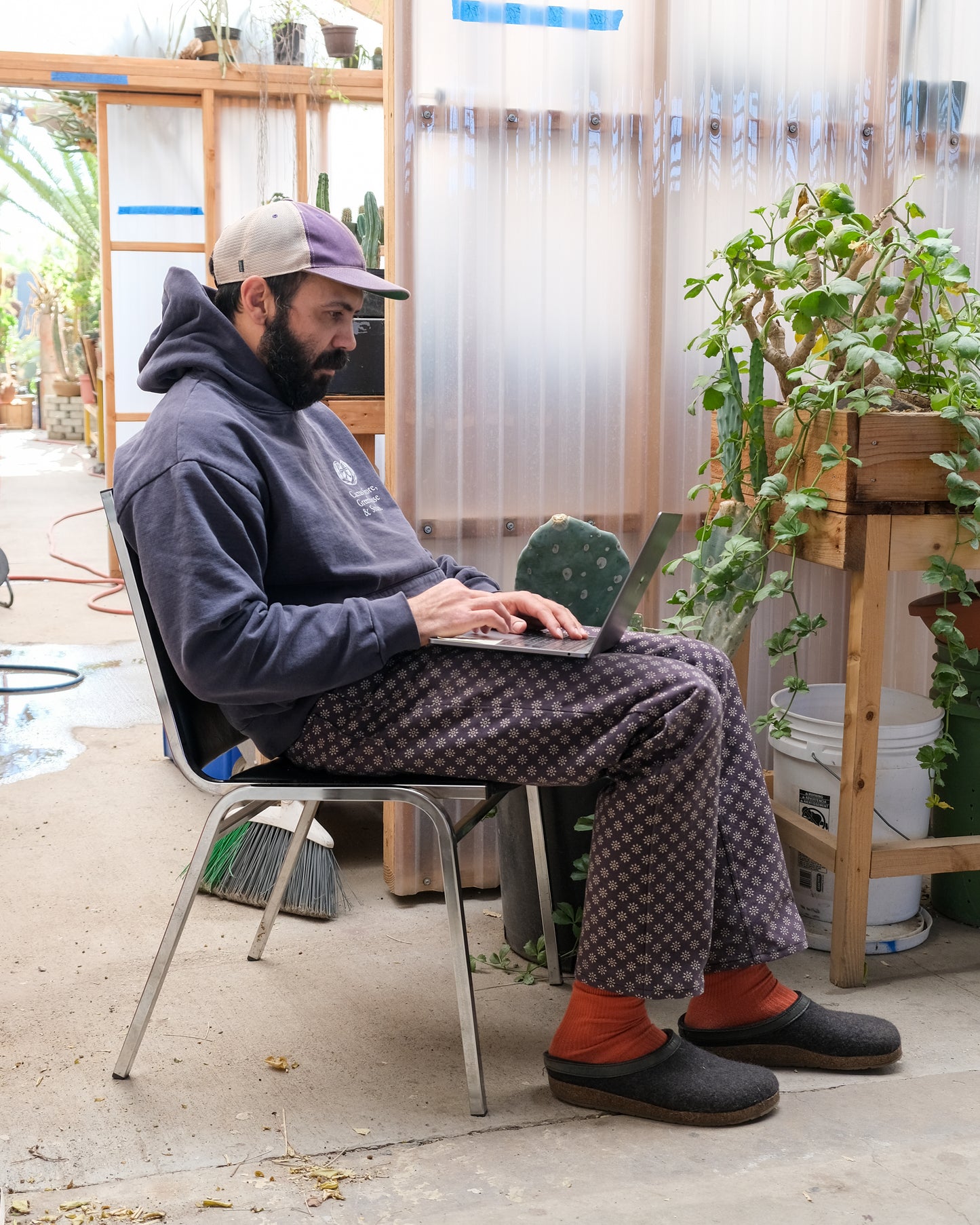 Earthstar Fungus Work Trousers by Geoponika