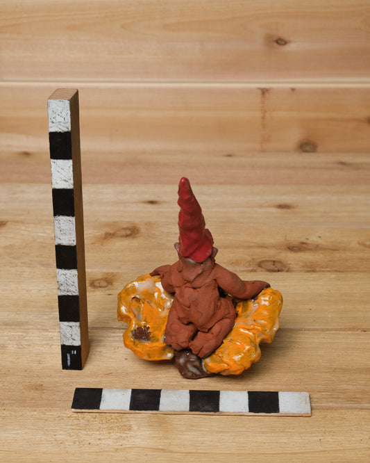 Gnome Flying on Moth