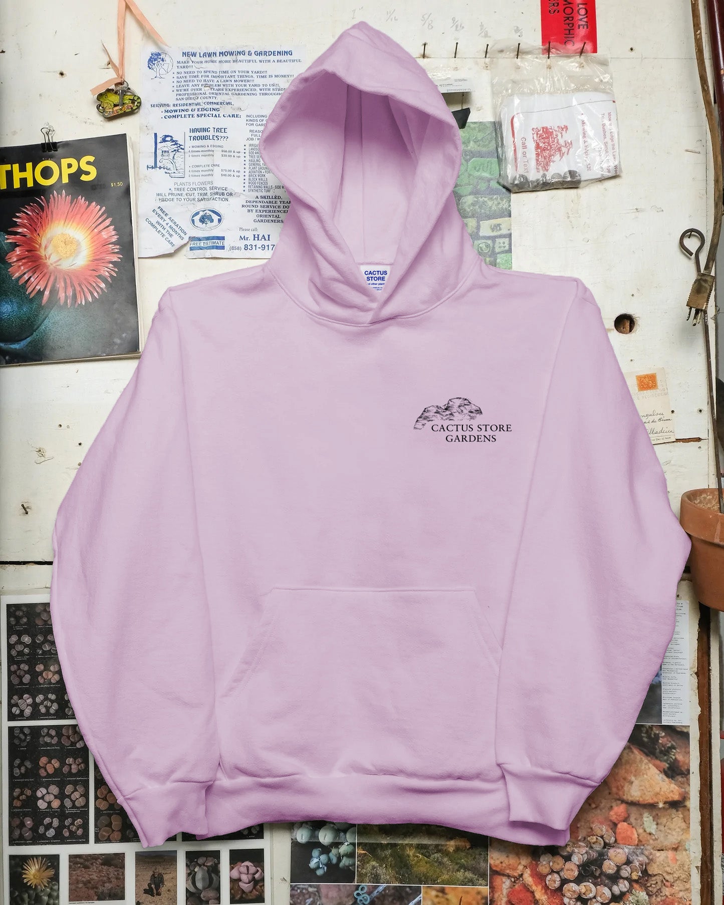 Cactus Store Gardens Sweatshirt (Lilac)