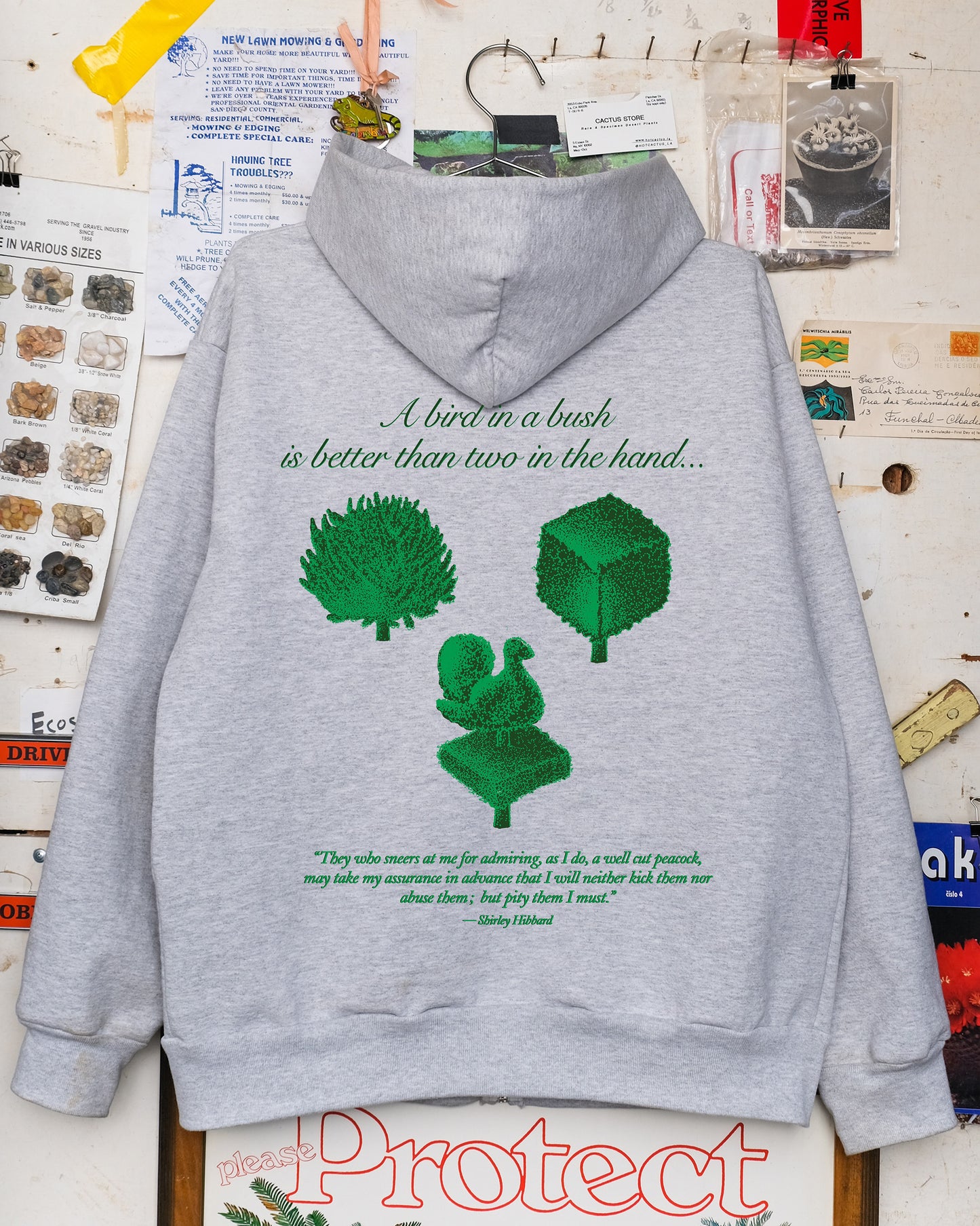 Admirers of the Topiarian Object Zip Up Hoodie