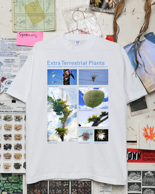 Taxa Shirt 18: Extra Terrestrial Plants (white) - Union Osaka