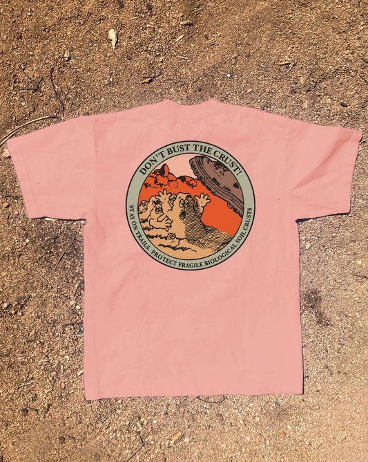 Don't Bust the Crust! Badge T-Shirt