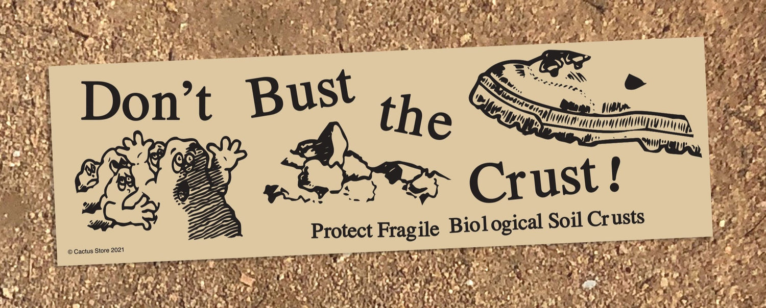 Don't Bust the Crust! Bumper Sticker