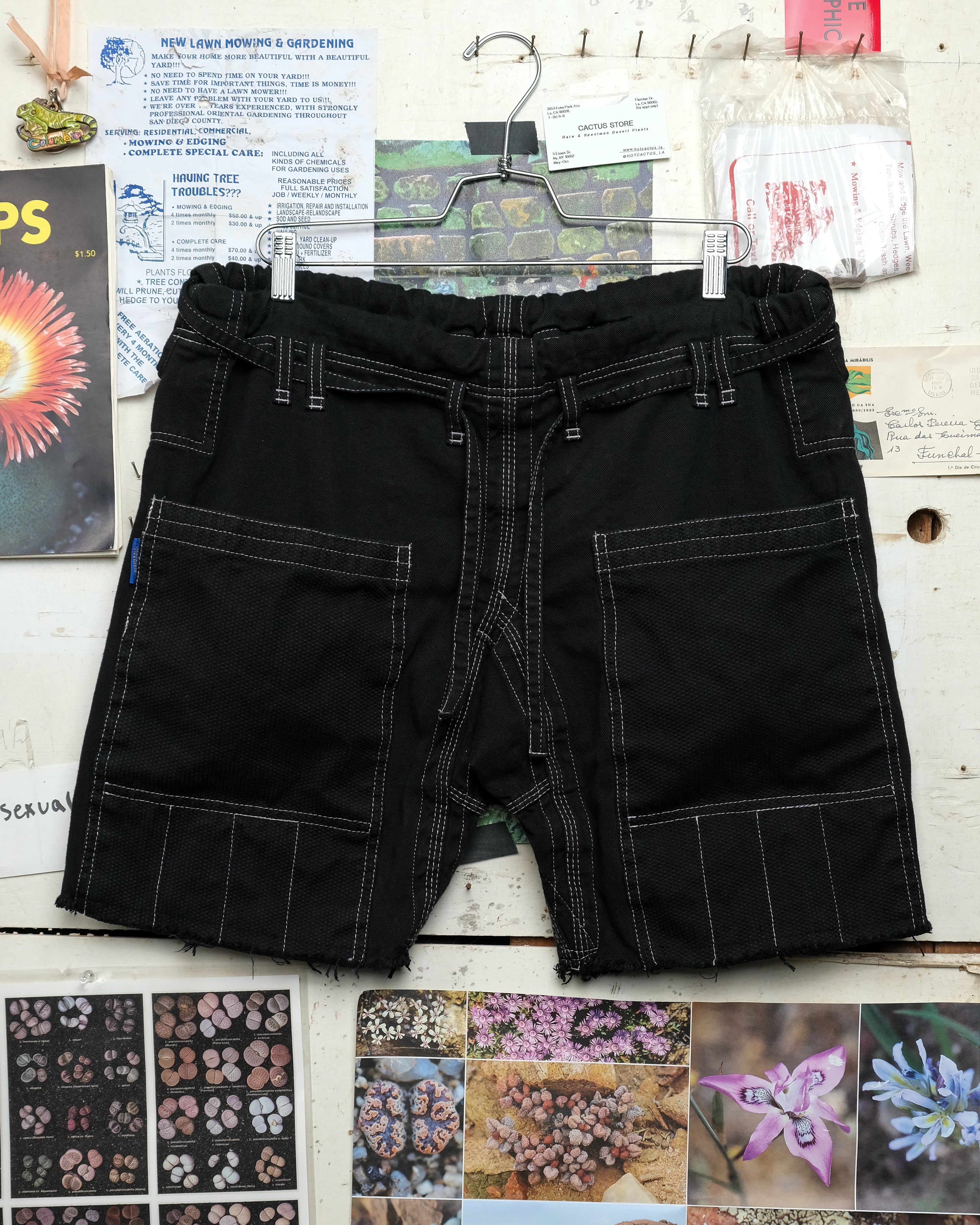 Garden Gi Shorts (Black) – Cactaceae Storeiencius