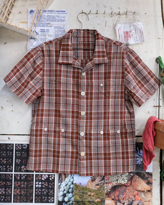 Earthworm Shirt (Plaid #2)