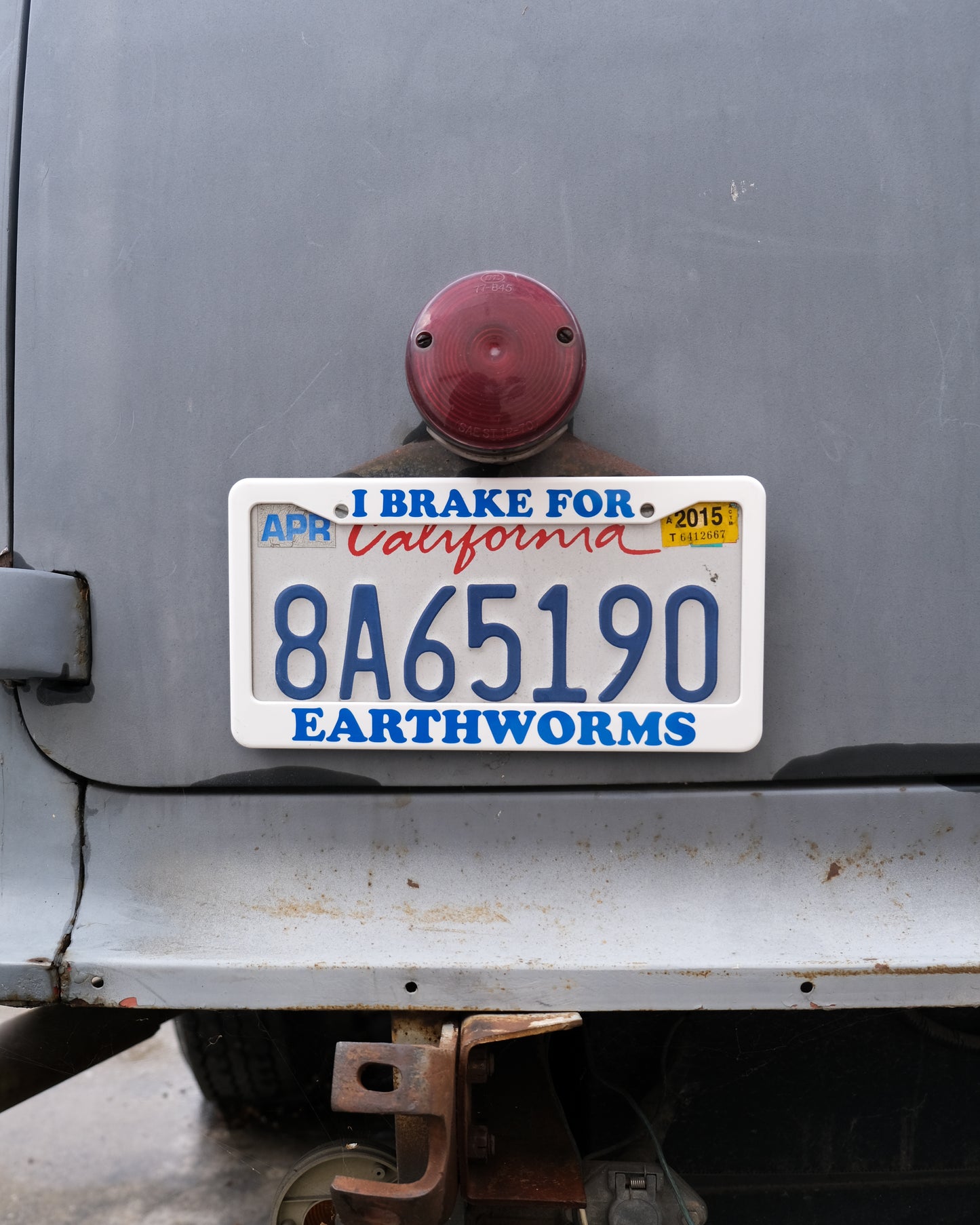 License Plate Frame 1: Earthworms