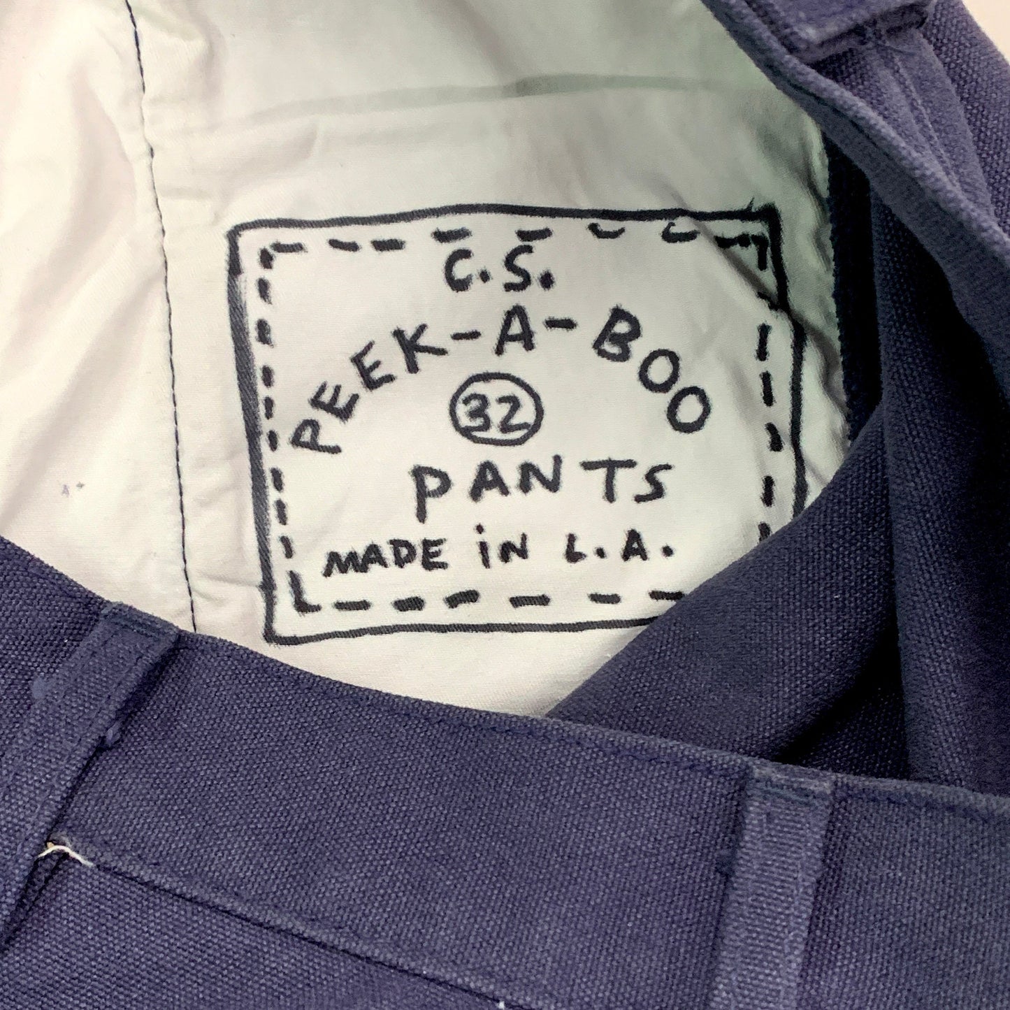 C.S. Peek-a-Boo Pants (Recycling Bin Blue)