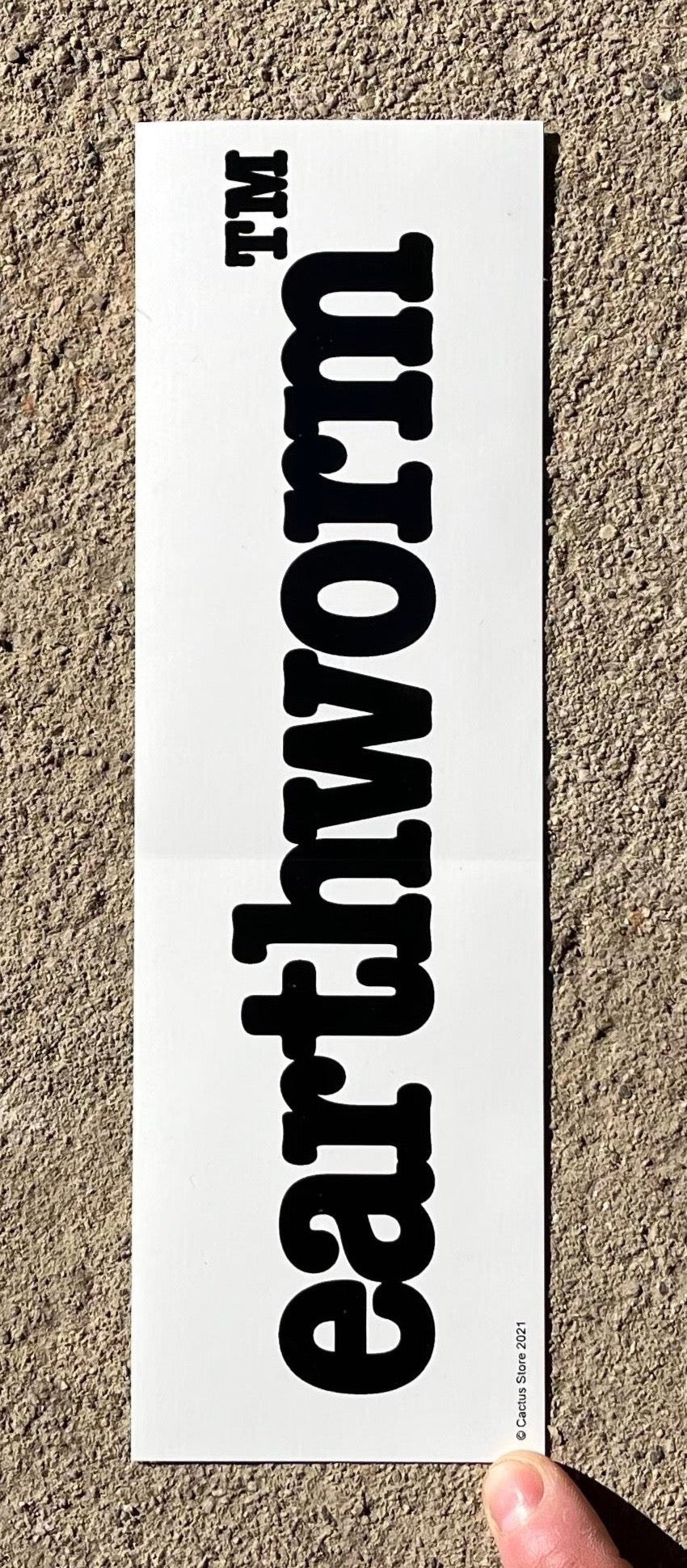 Earthworm Bumper Sticker