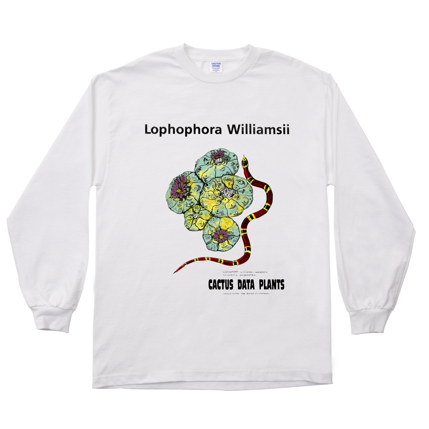 Lophophora williamsii (Variegated) Long Sleeve T-Shirt