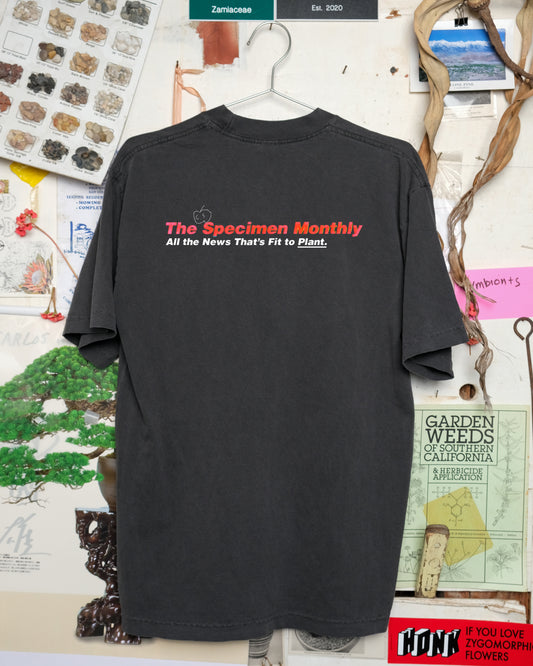 The Specimen Monthly T-Shirt (Washed Black)