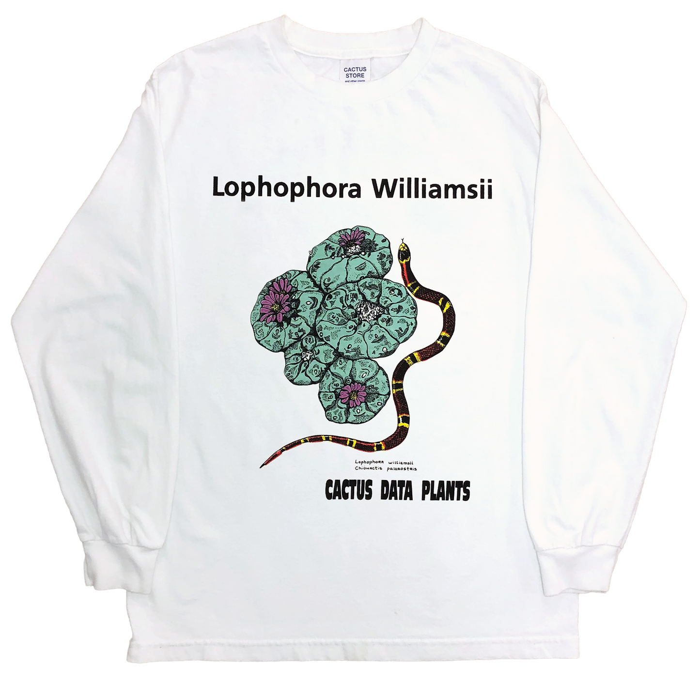 Lophophora williamsii (W.M. Reprint) Long Sleeve T-Shirt